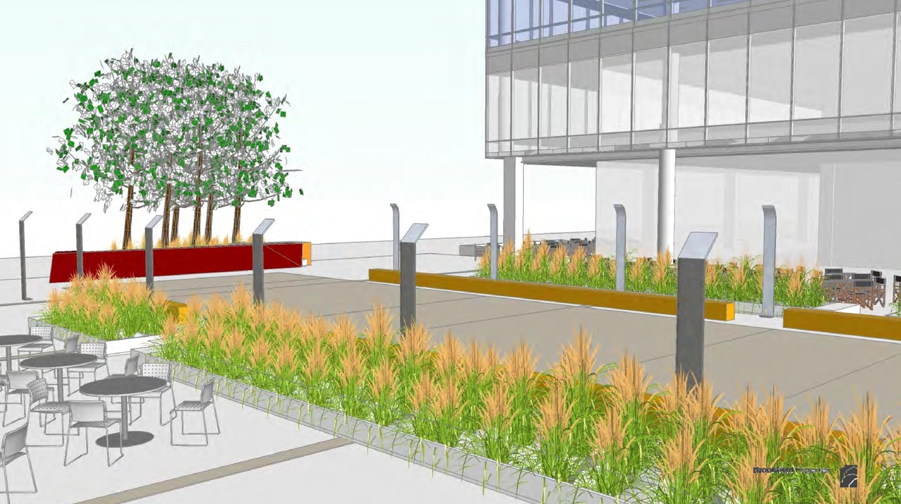 Rendering of building from page 20 of the file 'Design Brief D07-12-09-0212'