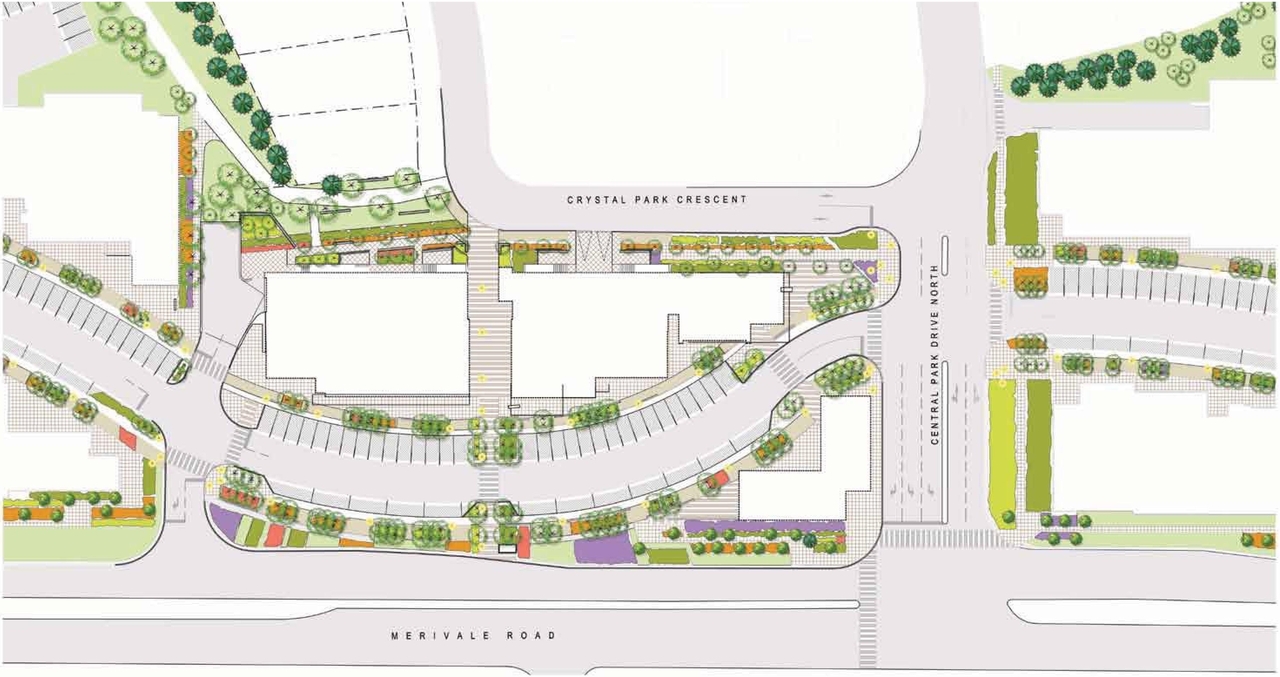 Construction site plan for project from page 19 of the file 'Urban Design Panel - Formal Submission'