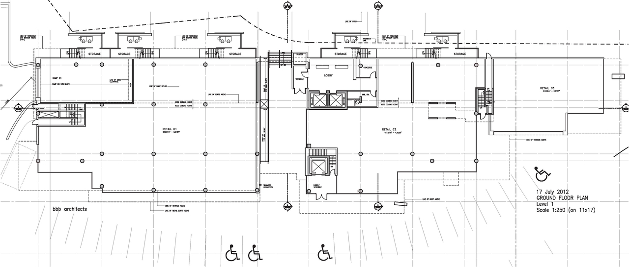 Floor plan for project from page 24 of the file 'Urban Design Panel - Formal Submission'