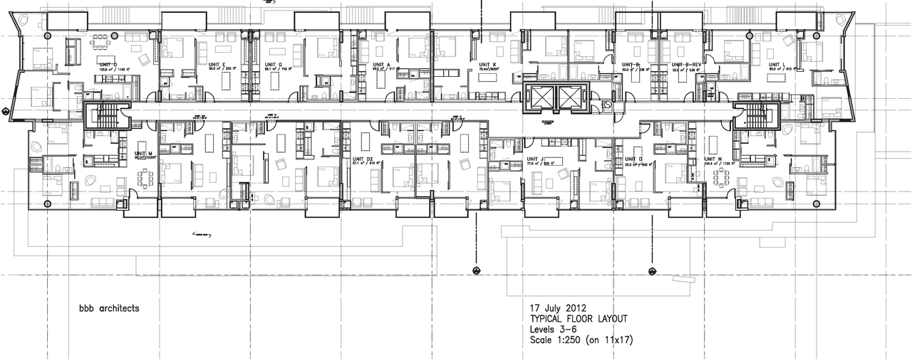 Floor plan for project from page 25 of the file 'Urban Design Panel - Formal Submission'