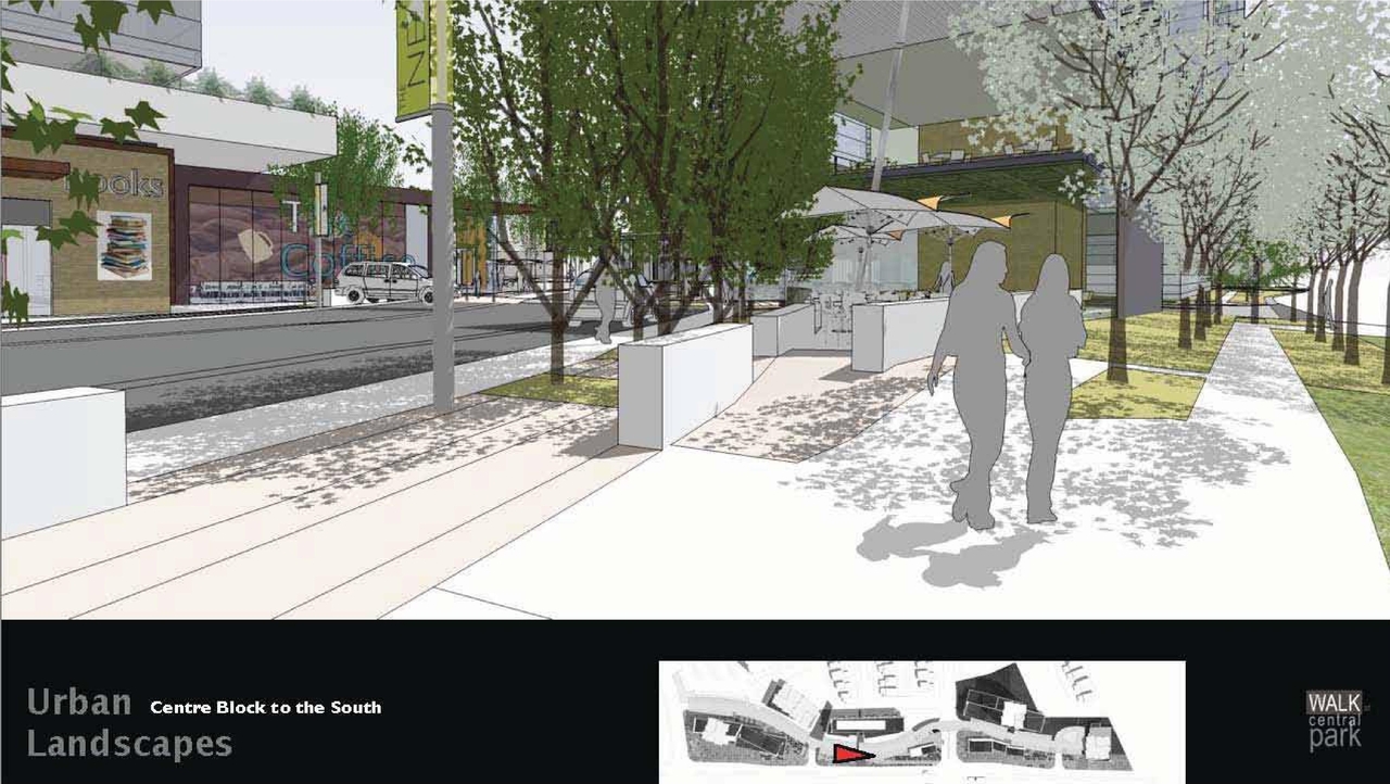 Rendering of building from page 31 of the file 'Urban Design Panel - Formal Submission'