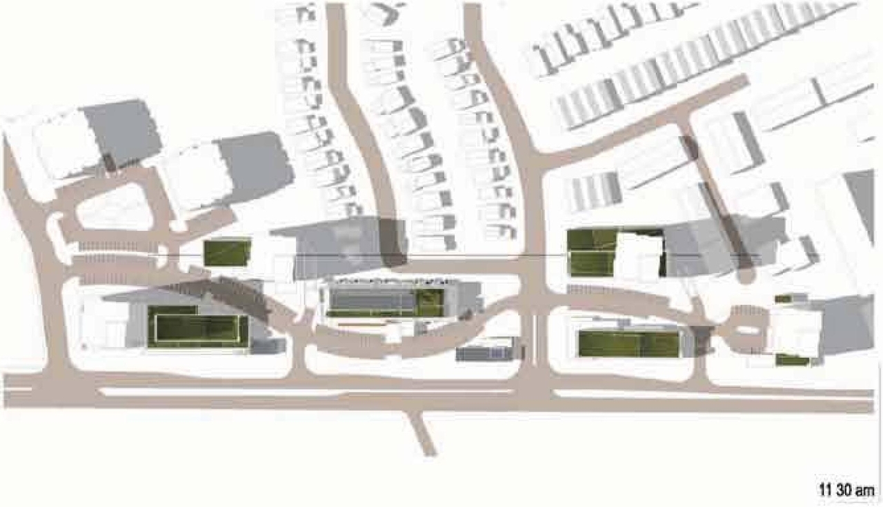 Construction site plan for project from page 43 of the file 'Urban Design Panel - Formal Submission'