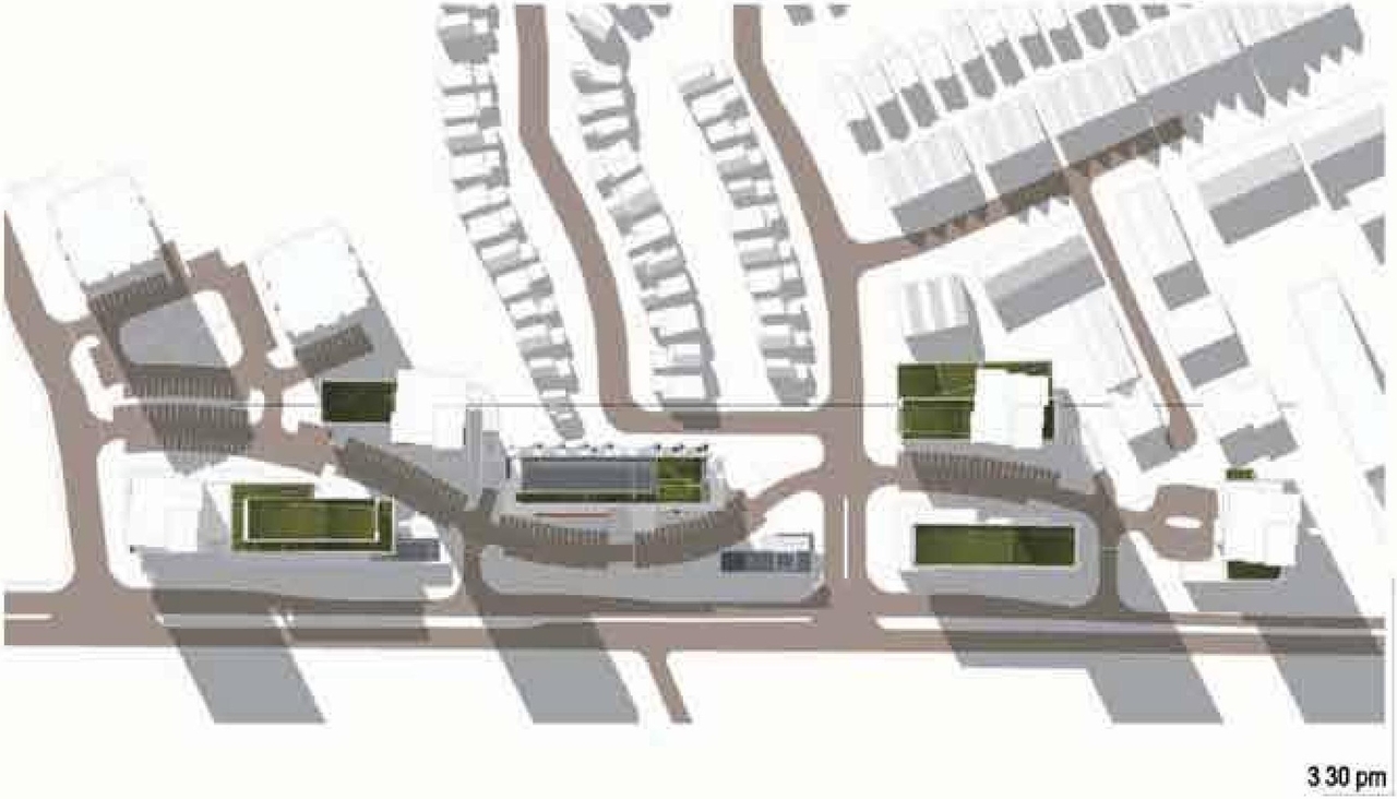 Construction site plan for project from page 43 of the file 'Urban Design Panel - Formal Submission'