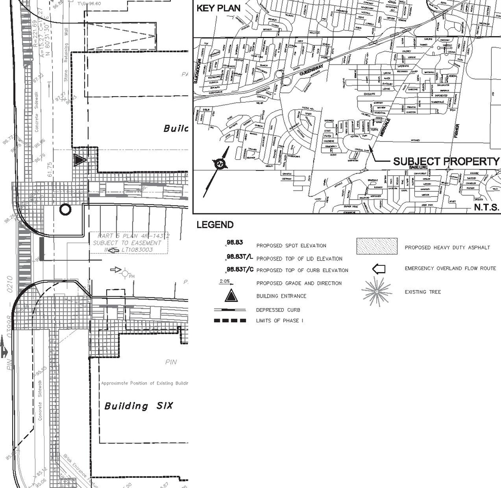 Construction site plan for project from page 46 of the file 'Urban Design Panel - Formal Submission'