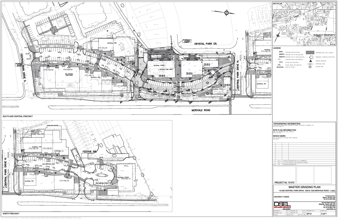 Construction site plan for project from page 47 of the file 'Urban Design Panel - Formal Submission'