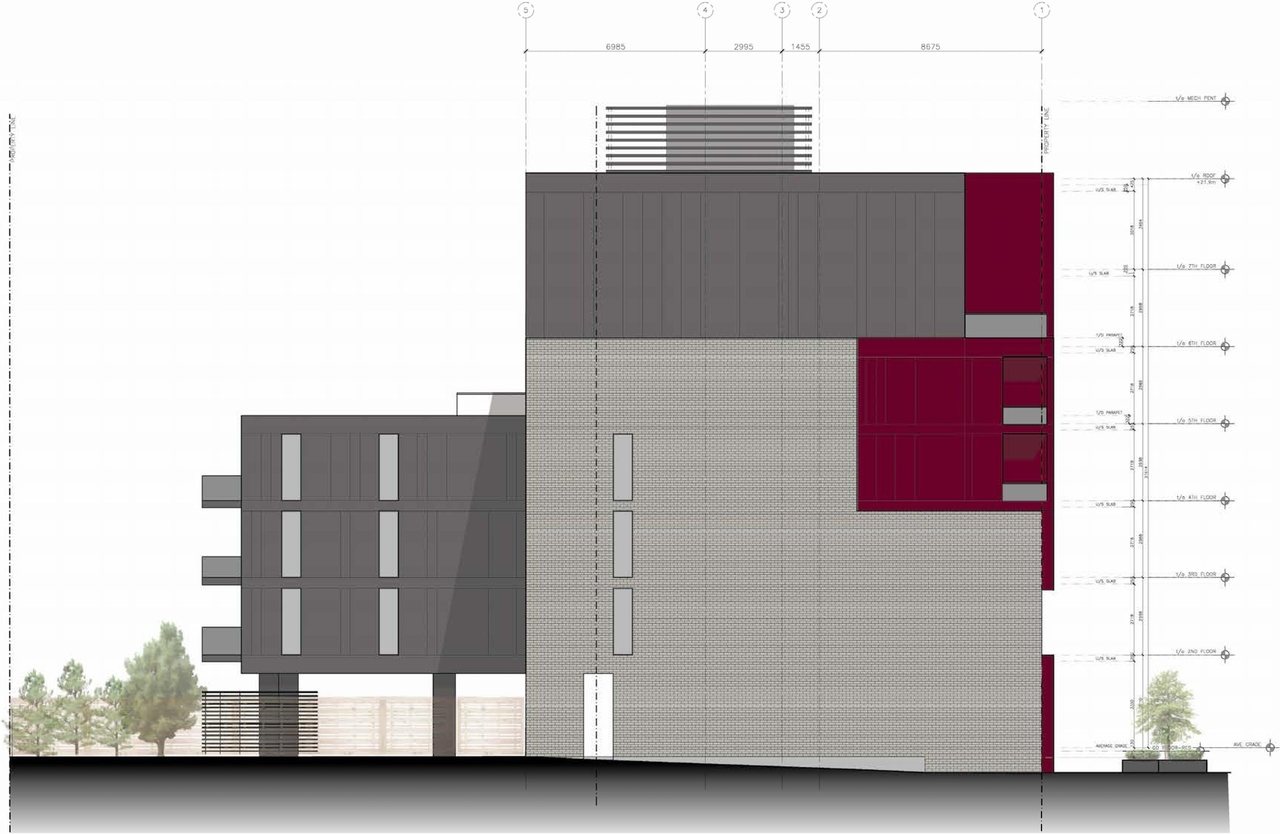 Rendering of building from page 15 of the file 'Urban Design Brief D07-12-11-0166'
