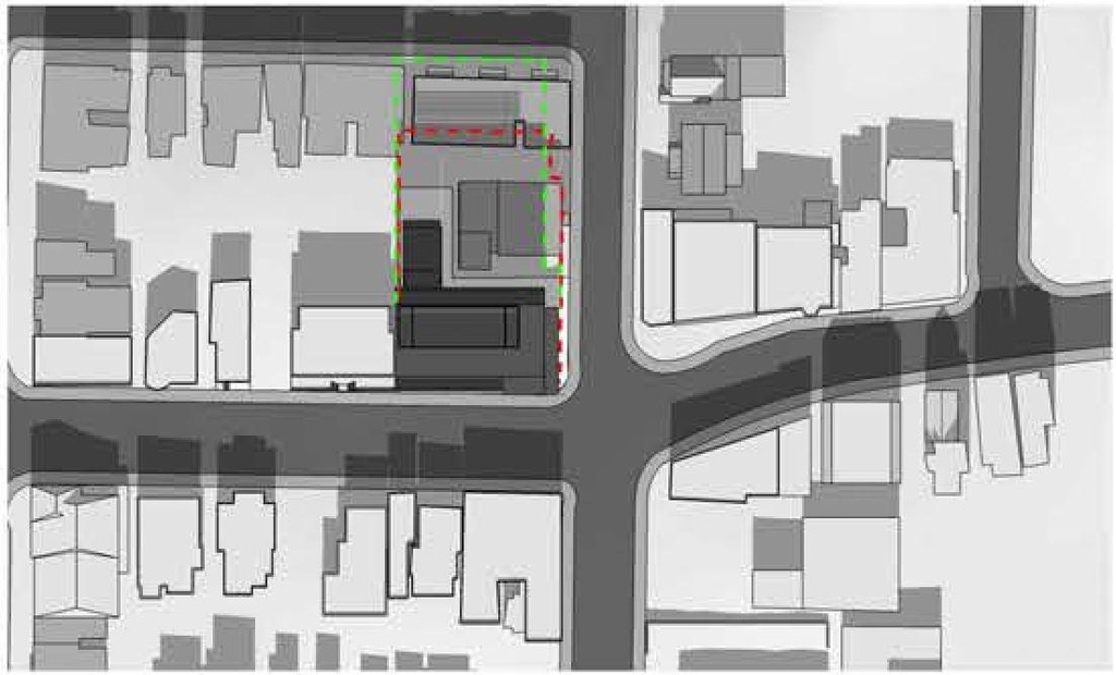 Construction site plan for project from page 16 of the file 'Urban Design Brief D07-12-11-0166'