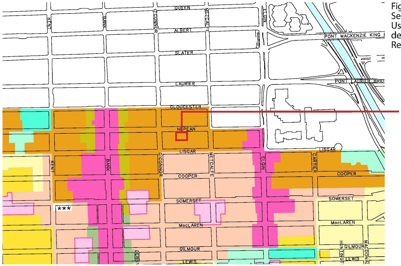 Construction site plan for project from page 13 of the file 'Urban Design Brief D07-12-11-0227'
