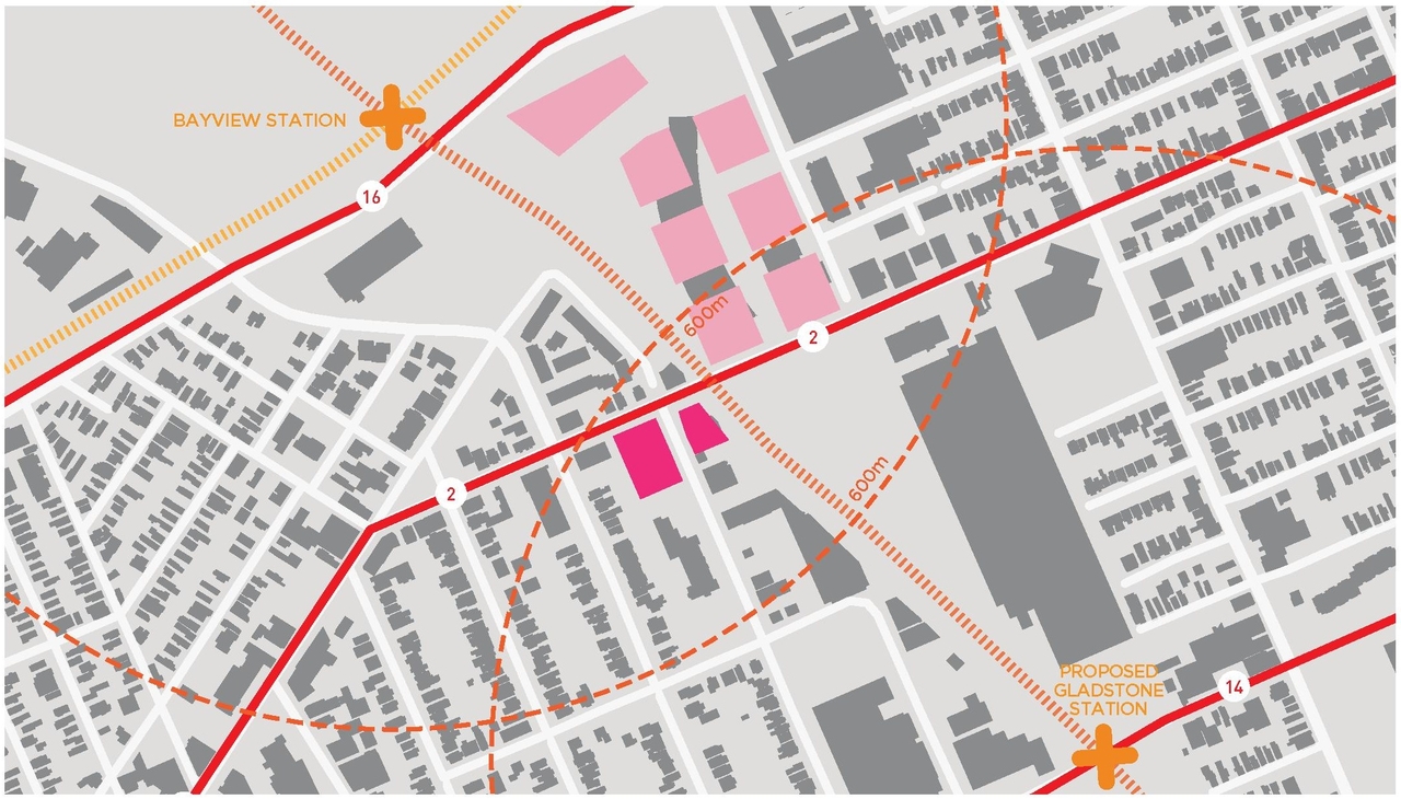 Construction site plan for project from page 10 of the file '1040 and 1050 Somerset Street West Urban Design Brief1'