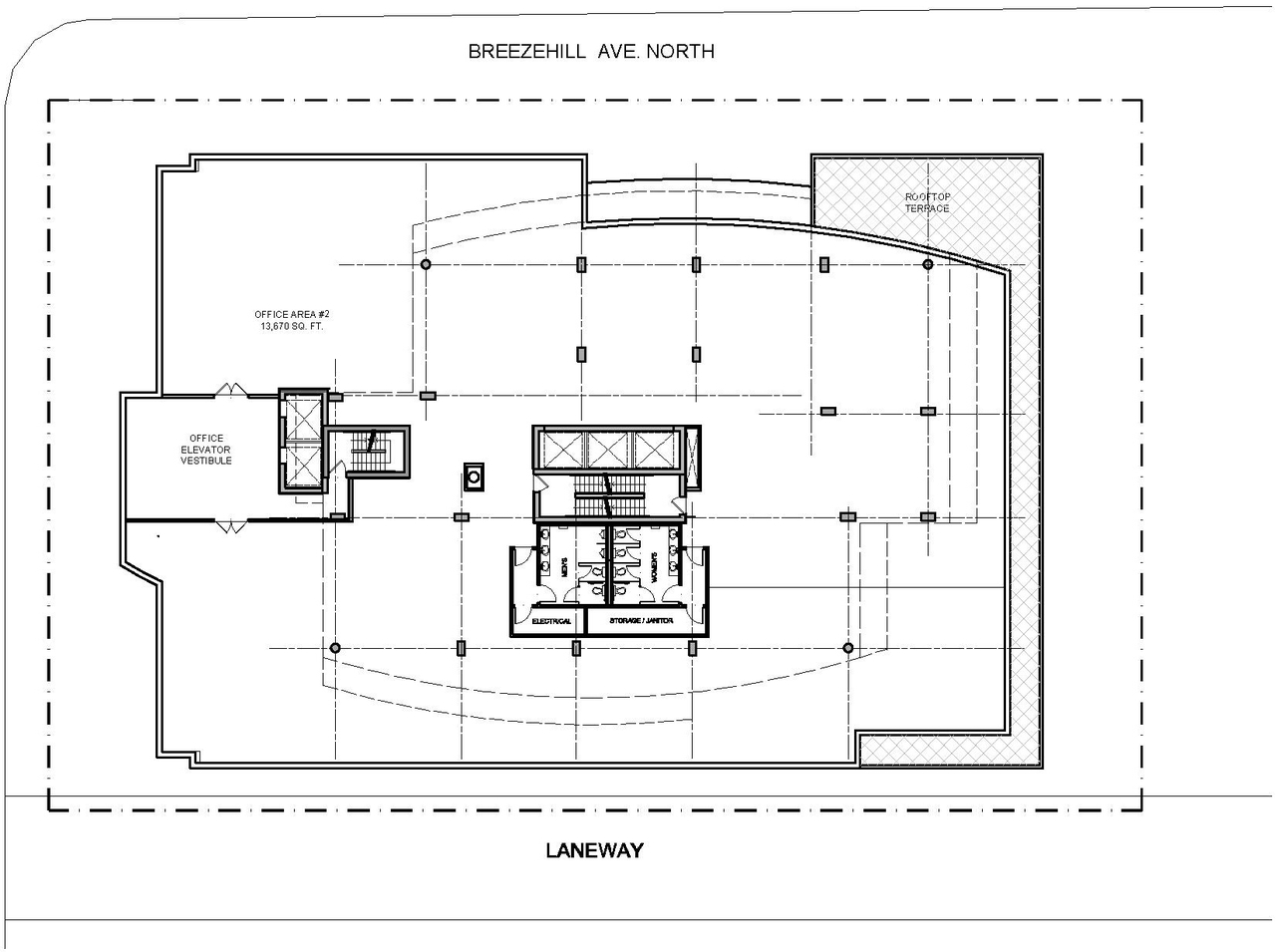 Floor plan for project from page 25 of the file '1040 and 1050 Somerset Street West Urban Design Brief1'