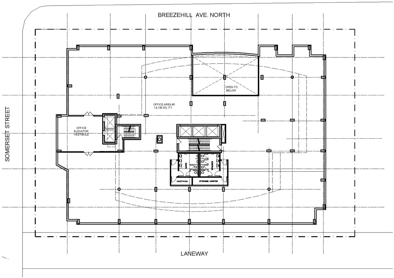 Floor plan for project from page 25 of the file '1040 and 1050 Somerset Street West Urban Design Brief1'