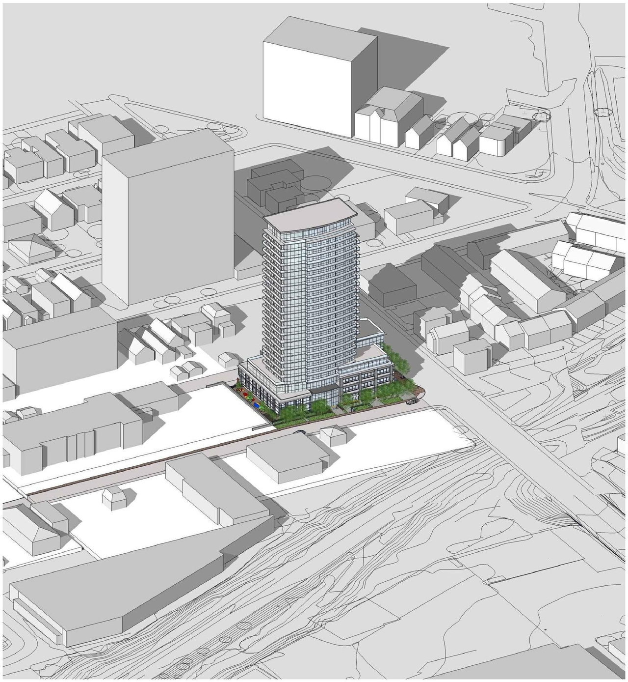 Rendering of building from page 30 of the file '1040 and 1050 Somerset Street West Urban Design Brief1'