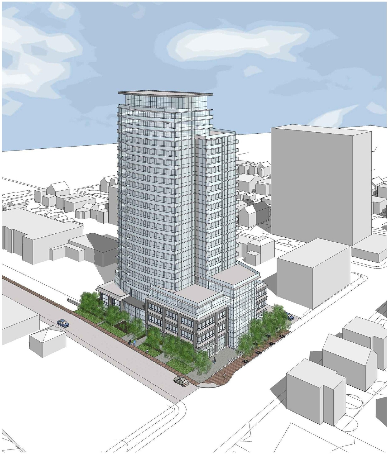 Rendering of building from page 32 of the file '1040 and 1050 Somerset Street West Urban Design Brief1'