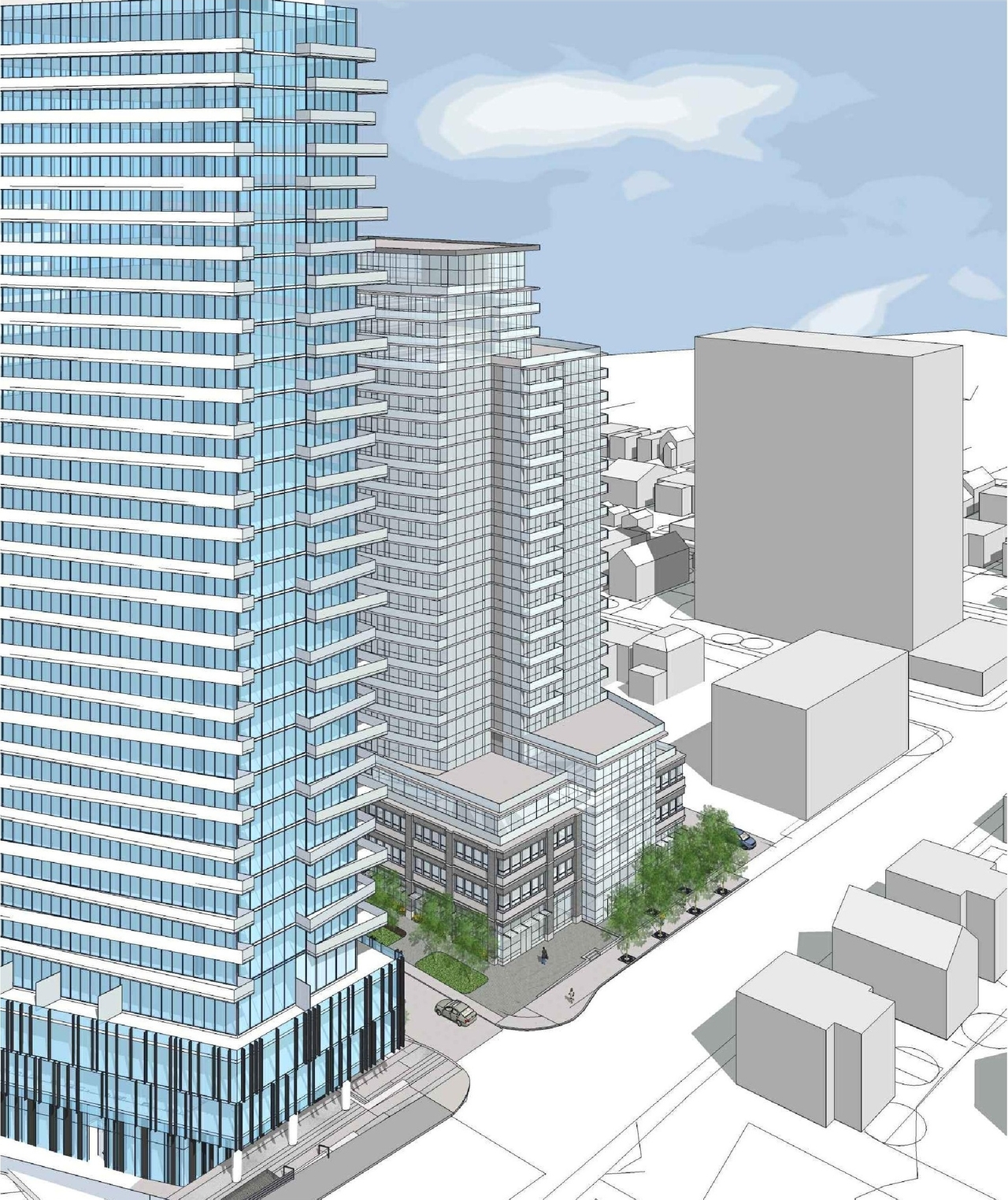 Rendering of building from page 33 of the file '1040 and 1050 Somerset Street West Urban Design Brief1'