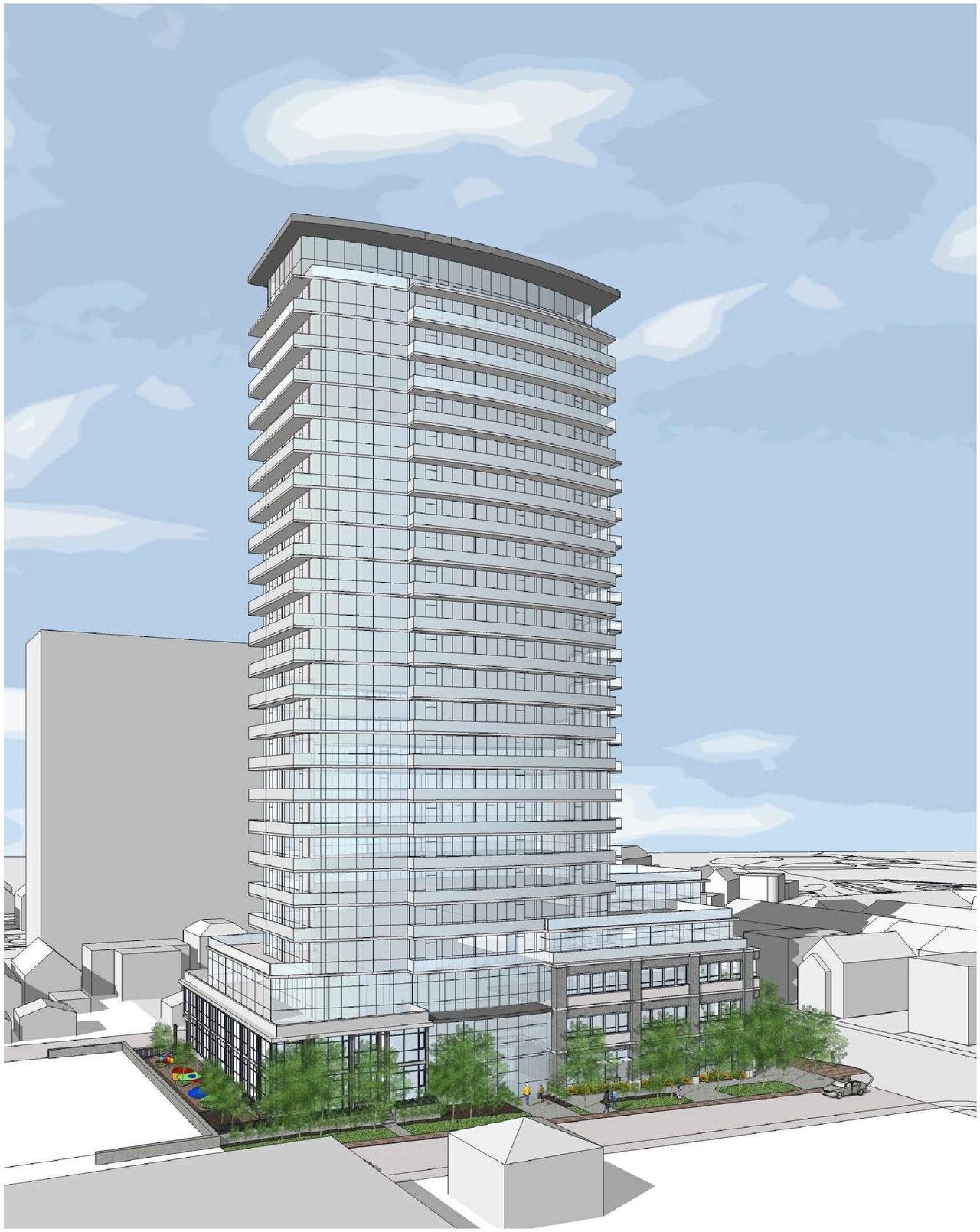 Rendering of building from page 35 of the file '1040 and 1050 Somerset Street West Urban Design Brief1'