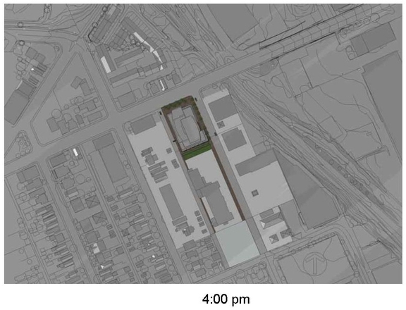 Construction site plan for project from page 44 of the file '1040 and 1050 Somerset Street West Urban Design Brief1'