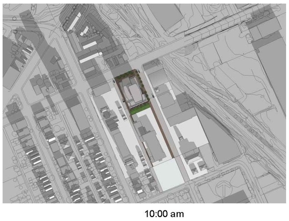Construction site plan for project from page 44 of the file '1040 and 1050 Somerset Street West Urban Design Brief1'