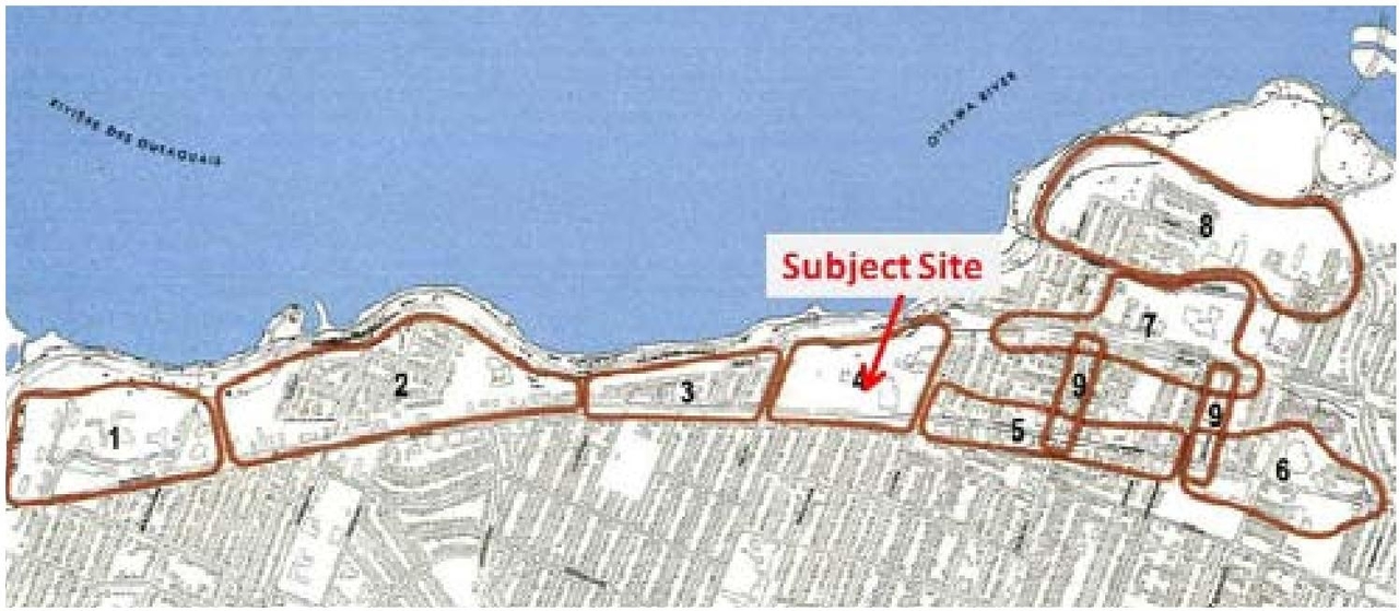 Construction site plan for project from page 4 of the file 'Urban Design Review Panel Formal Submission 2'