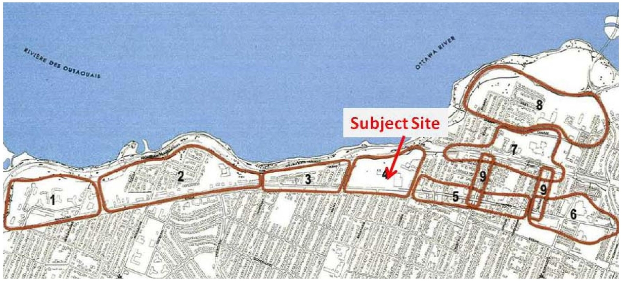 Construction site plan for project from page 3 of the file 'Urban Design Review Panel Formal Submission1'
