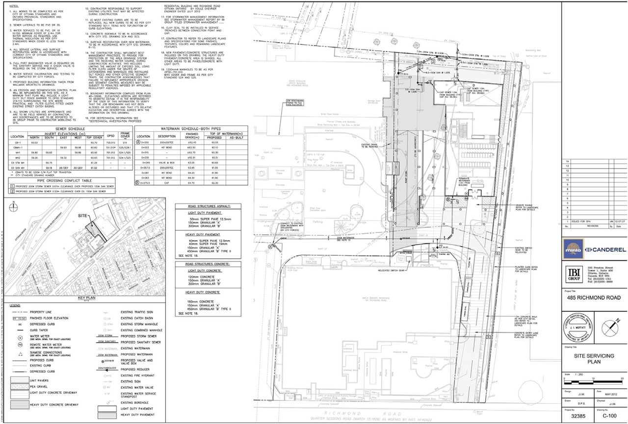 Construction site plan for project from page 9 of the file 'Urban Design Review Panel Formal Submission1'