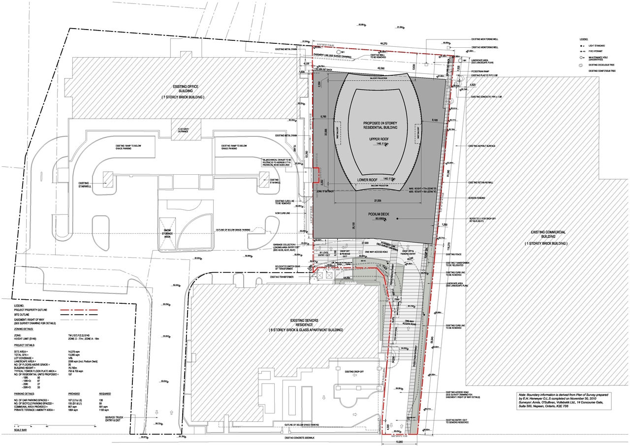 Construction site plan for project from page 11 of the file 'Urban Design Review Panel Formal Submission1'