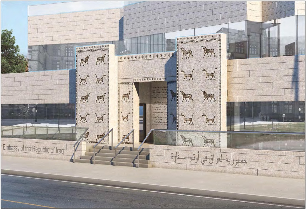 Rendering of building from page 19 of the file 'Formal Design Review Submission.'
