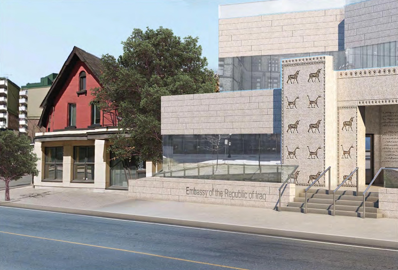 Rendering of building from page 21 of the file 'Formal Design Review Submission.'