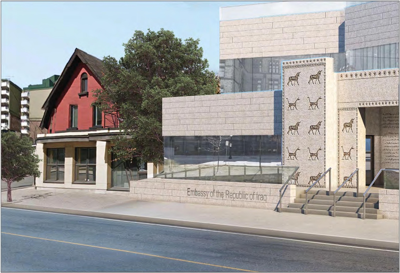 Rendering of building from page 21 of the file 'Formal Design Review Submission.'