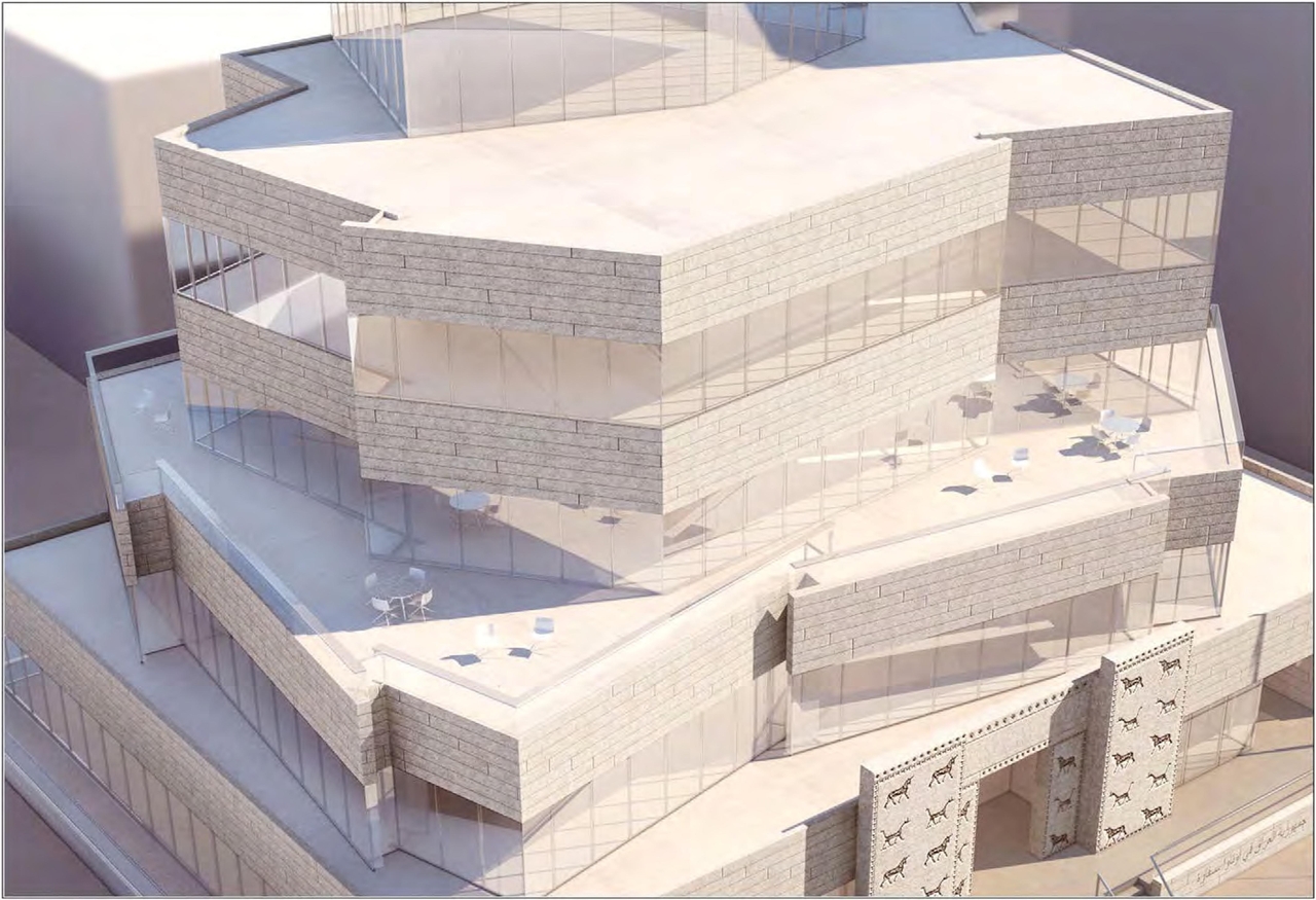 Rendering of building from page 22 of the file 'Formal Design Review Submission.'