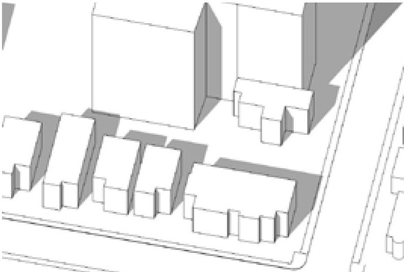 Rendering of building from page 28 of the file 'Formal Design Review Submission.'