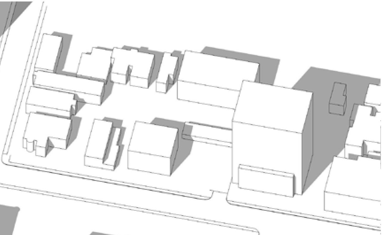 Rendering of building from page 28 of the file 'Formal Design Review Submission.'