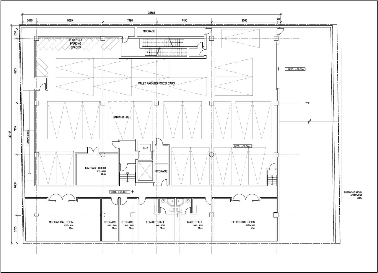 Floor plan for project from page 41 of the file 'Formal Design Review Submission.'