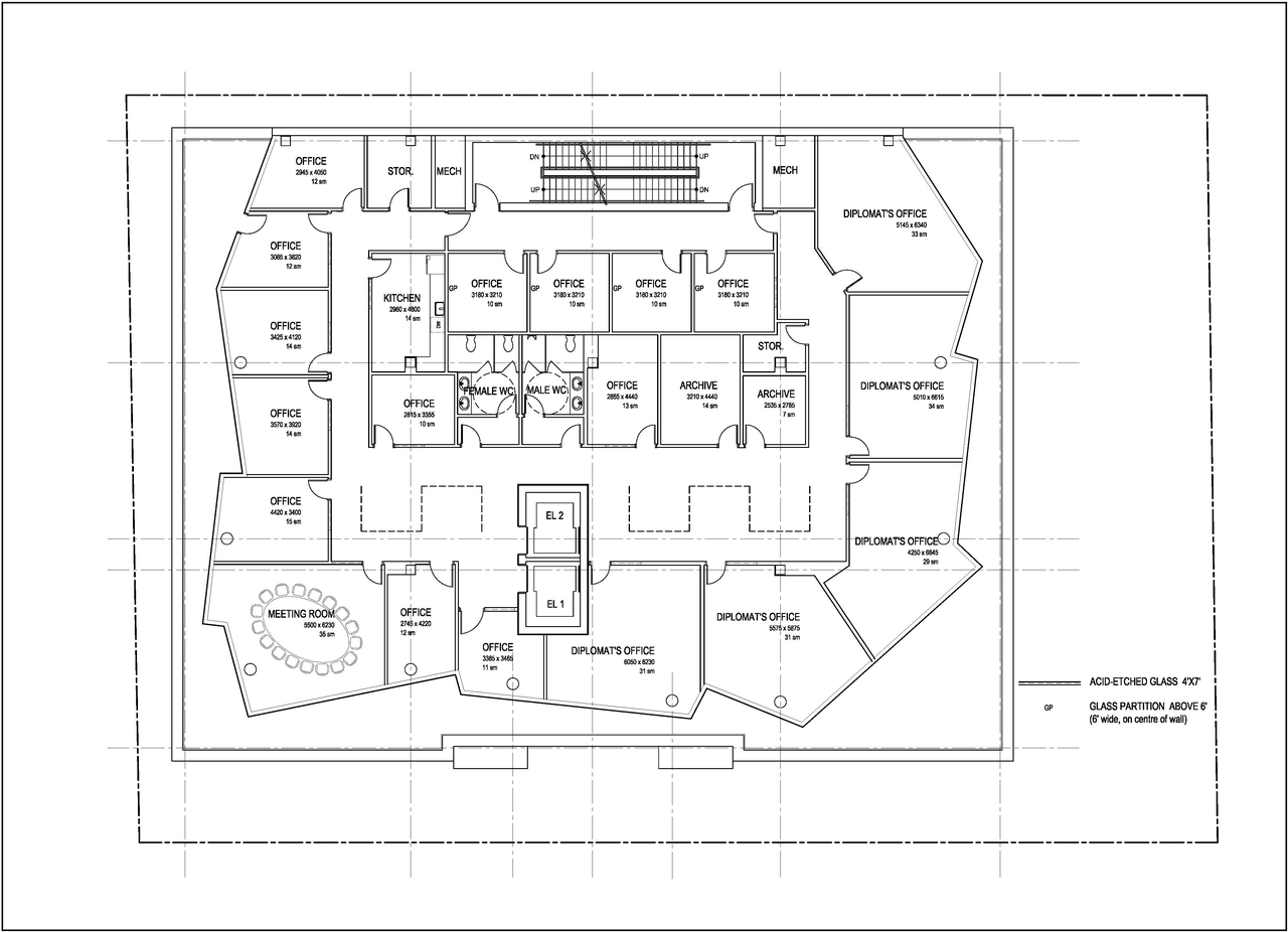 Floor plan for project from page 45 of the file 'Formal Design Review Submission.'