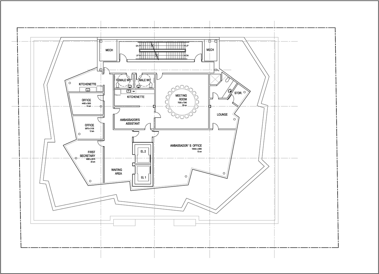 Floor plan for project from page 49 of the file 'Formal Design Review Submission.'