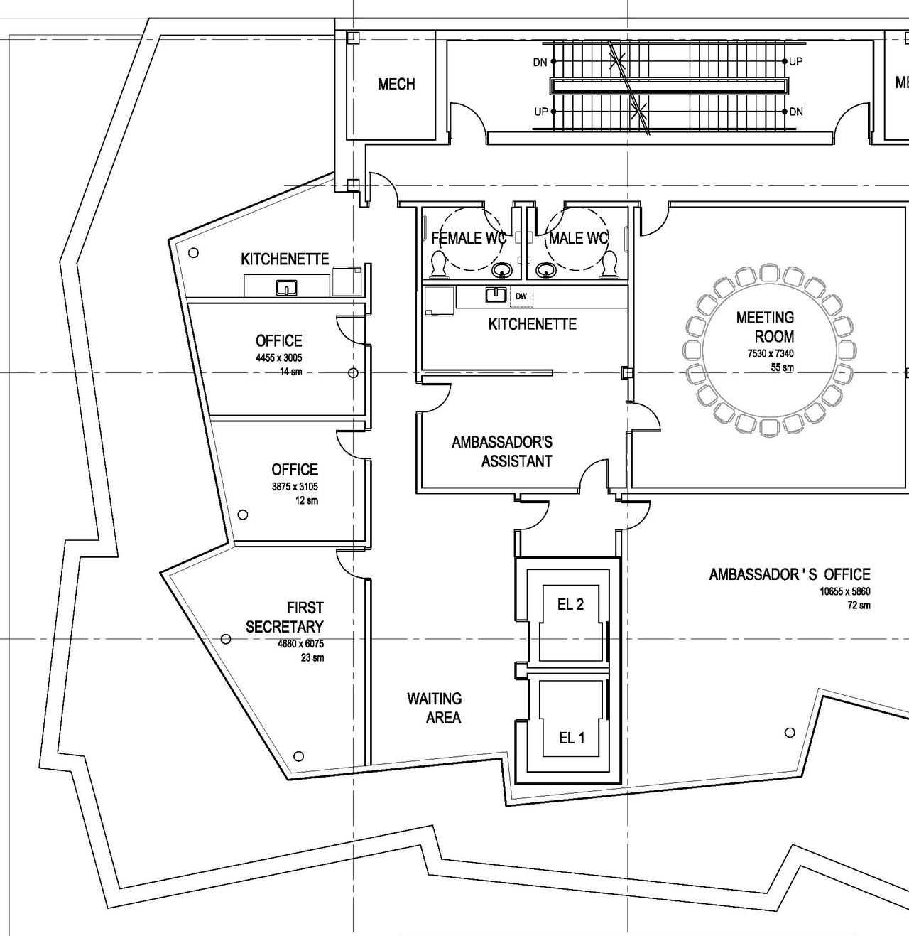 Construction site plan for project from page 49 of the file 'Formal Design Review Submission.'