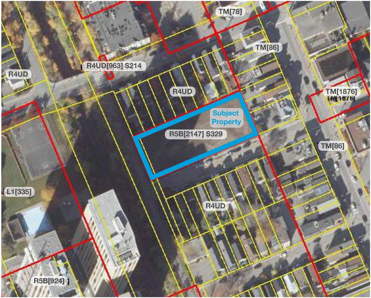 Construction site plan for project from page 11 of the file '93 Norman - UDRP Presentation May 2021'