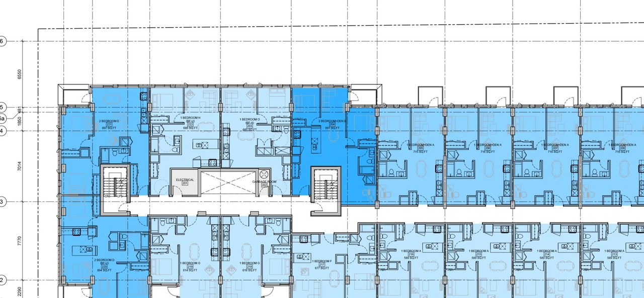 Floor plan for project from page 20 of the file '93 Norman - UDRP Presentation May 2021'