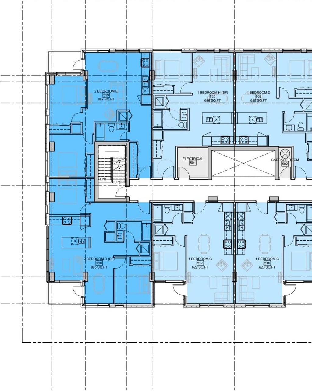 Floor plan for project from page 23 of the file '93 Norman - UDRP Presentation May 2021'