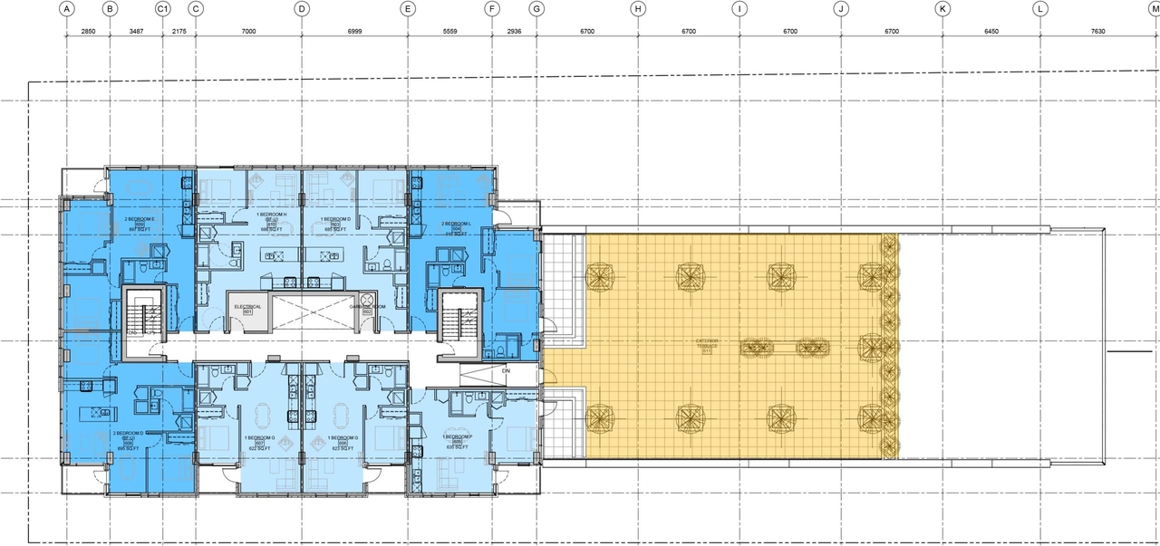 Floor plan for project from page 24 of the file '93 Norman - UDRP Presentation May 2021'