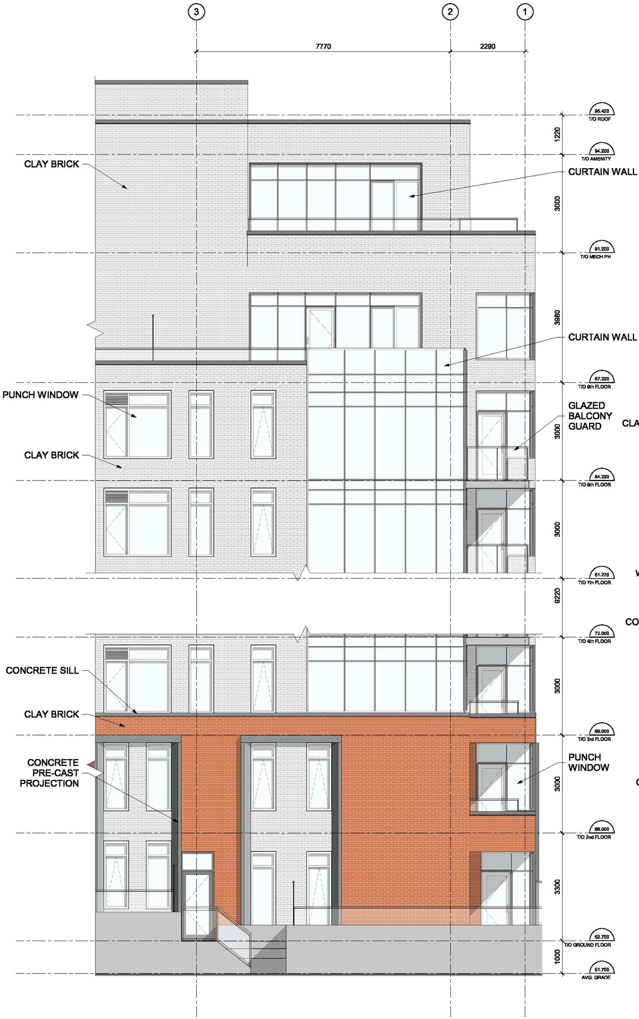 Rendering of building from page 32 of the file '93 Norman - UDRP Presentation May 2021'