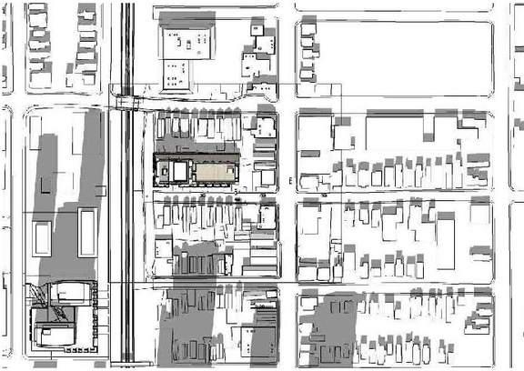 Construction site plan for project from page 34 of the file '93 Norman - UDRP Presentation May 2021'