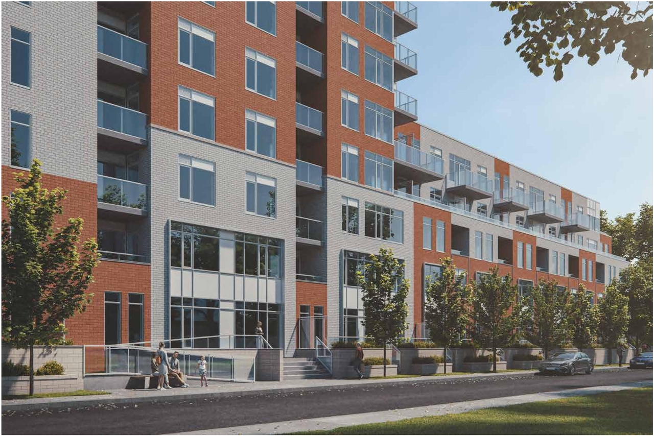 Rendering of building from page 35 of the file '93 Norman - UDRP Presentation May 2021'