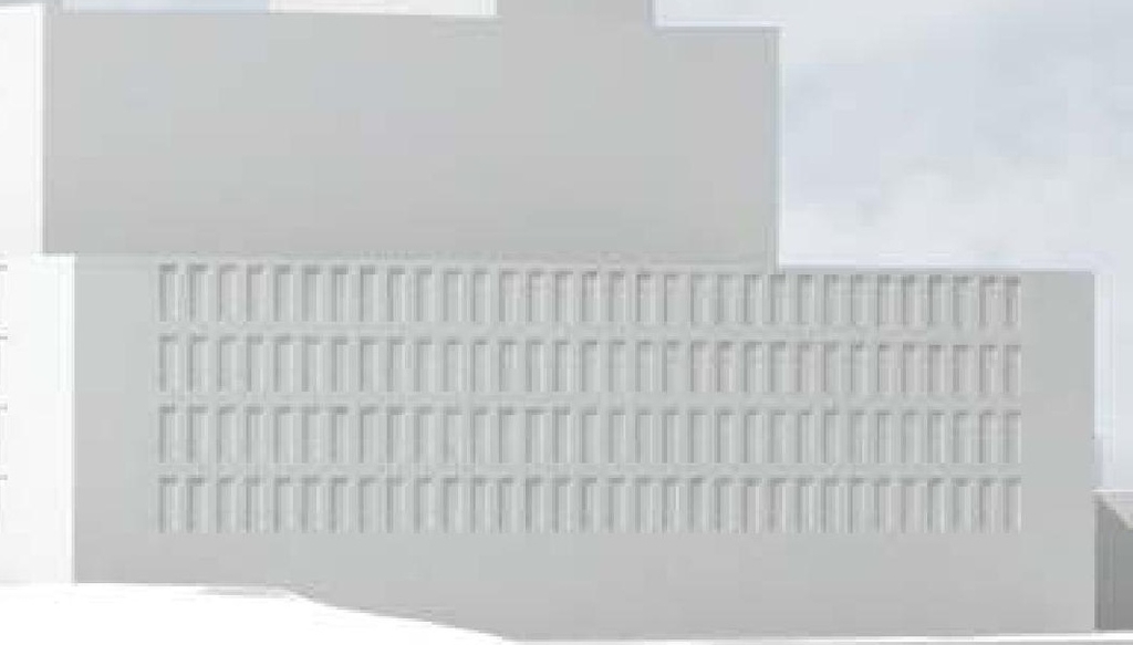 Rendering of building from page 26 of the file 'D07-12-15-0117 Design Brief'