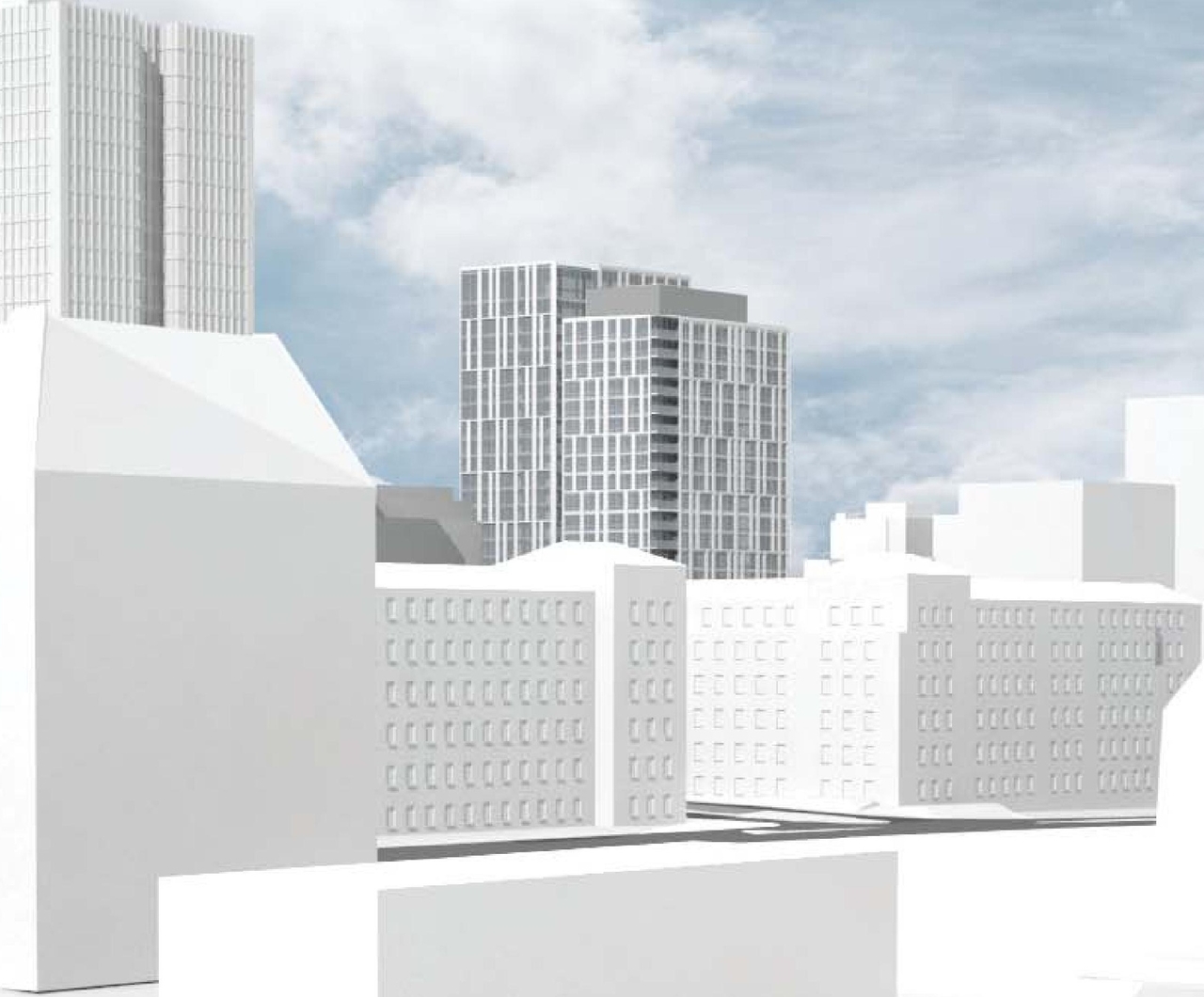 Rendering of building from page 27 of the file 'D07-12-15-0117 Design Brief'