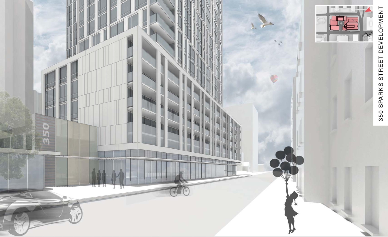 Rendering of building from page 39 of the file 'D07-12-15-0117 Design Brief'