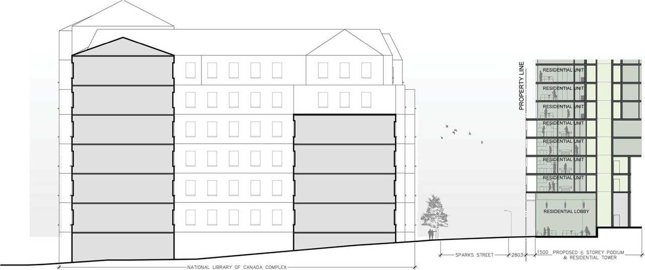 Rendering of building from page 60 of the file 'D07-12-15-0117 Design Brief'