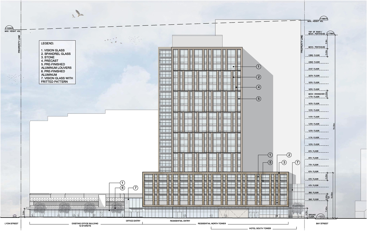 Rendering of building from page 64 of the file 'D07-12-15-0117 Design Brief'