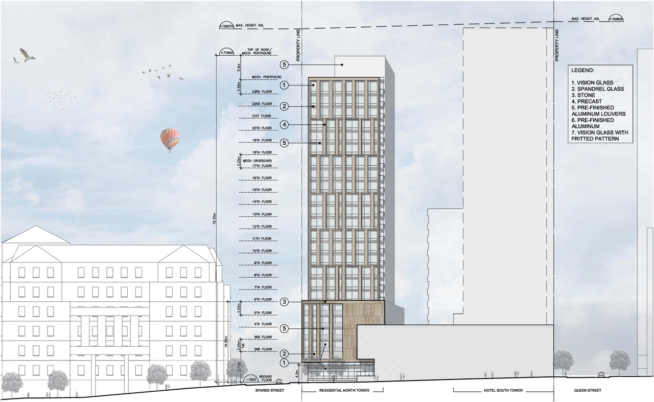 Rendering of building from page 67 of the file 'D07-12-15-0117 Design Brief'