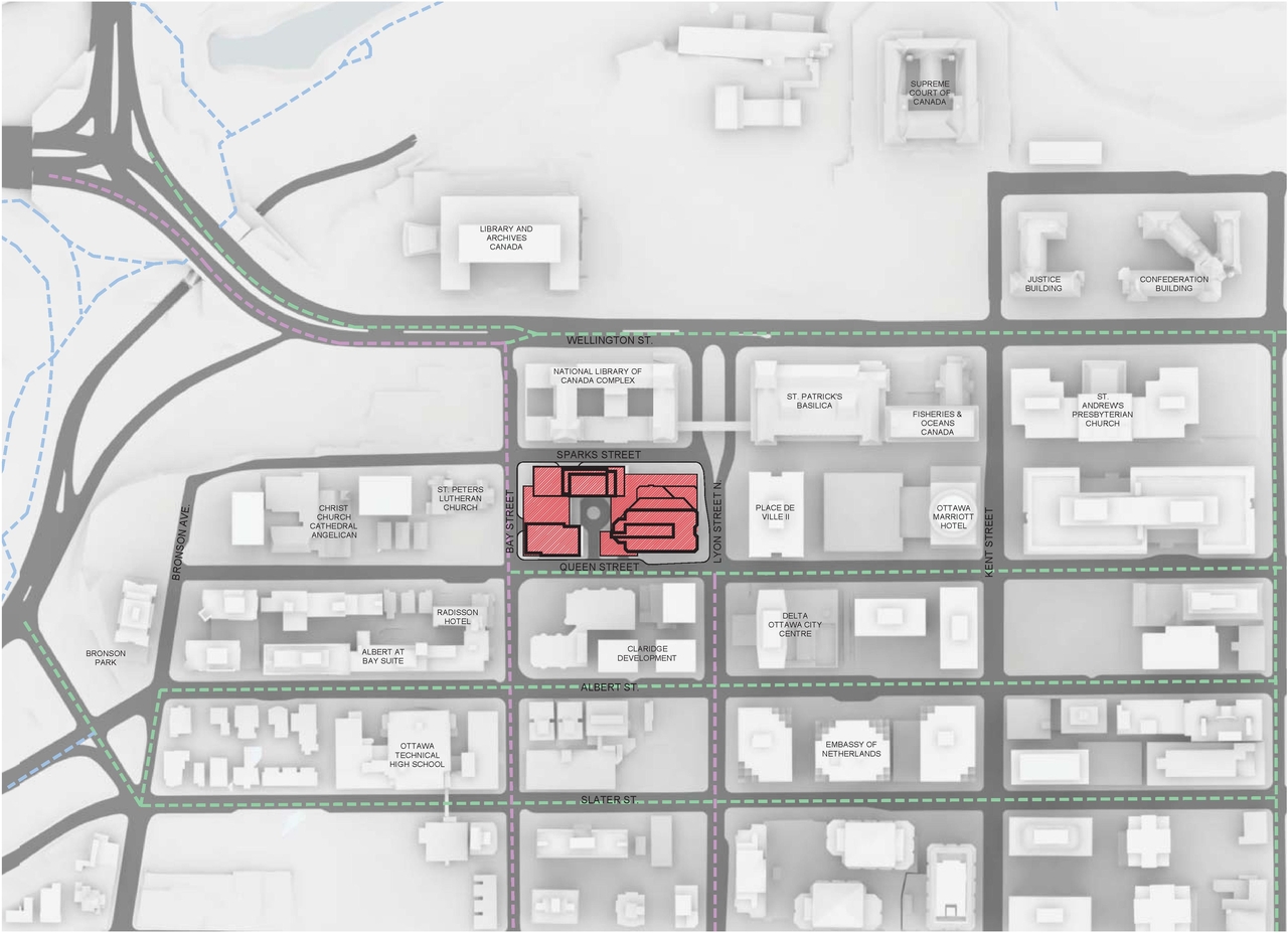 Construction site plan for project from page 13 of the file 'D07-12-15-0117 Design Brief REVISION 1'
