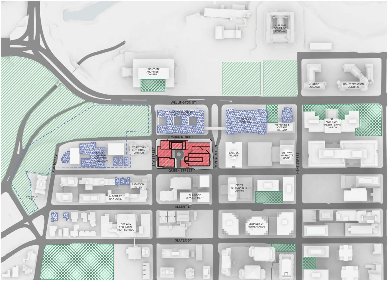 Construction site plan for project from page 14 of the file 'D07-12-15-0117 Design Brief REVISION 1'